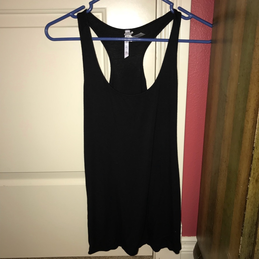 Black tank top
